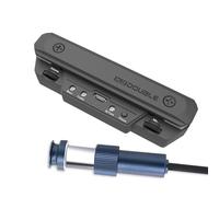 Pickup per chitarra acustica, trasparente, ad alta fedeltà, stabile, di lunga durata, pickup X2 DOUBLE X0, nero