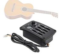 Pickup per chitarra acustica ZenithAur con equalizzatore a 4 bande e accordatore incorporato, uscite da 6,35 mm/XLR, METODO di preamplificazione completo per chitarre classiche e