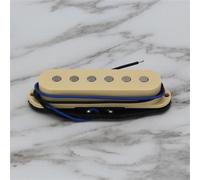 Pickup per chitarra Alnico 5 Single Coil 1pz Pickup-Set Chitarra Elettrica(Light yellow center)