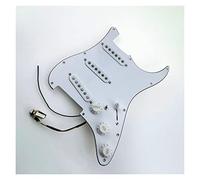 Pickup Per Chitarra Bianca A 3 Strati Prewired SSS Single Coil Pickup Tipo A 7 Vie Battipenna A Pieno Carico Parti di ricambio per chitarre