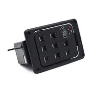 Pickup per Chitarra Chitarra Acustica Black Preamp EQ A 5 Bande Con Pickup Sintonizzatore Con Soft Piezo E Display LCD