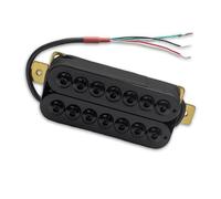 pickup per chitarra Chitarra Elettrica A 7 Corde Humbucker Big Hex Regolabile Dual Coil Pickup Coil Splitting Pickup N8.5K / B14K Uscita (Color : Neck 58cm)