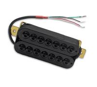 pickup per chitarra Chitarra Elettrica A 7 Corde Humbucker Big Hex Regolabile Dual Coil Pickup Coil Splitting Pickup N8.5K / B14K Uscita (Color : White Neck)