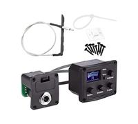Pickup per chitarra classica, preamplificatore amplificatore a 3 bande, dimensioni compatte per chitarra -elettrica violino mandolino ukulele, elemento piezoelettrico ad alta sensibili