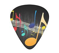 Pickup per chitarra Colorate note musicali Plettri per chitarra Confezione da 12, Accessori per chitarra, Chitarra acustica, Chitarra elettrica, Chitarra basso