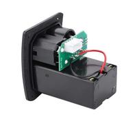 Pickup per Chitarra E-4t a Quattro Stadi Nero in Plastica | Eq Sound Pick-up, Raccolta Sonora e Montaggio Semplice, per Strumento Musicale e Chitarra
