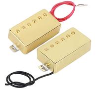 Pickup per chitarra elettrica 2Pcs, Humbucker Gold Brass + Accessori per chitarra magnetica Alnico5 Accessori Per Prestazioni