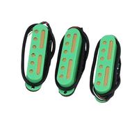 Pickup Per Chitarra Elettrica 3 Pezzi Giallo 48/50/52mm Single Coil Pickup Per Chitarra Elettrica Humbucker(Green)