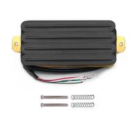 Pickup per chitarra elettrica a 2 lame, pickup humbucker a quattro bobine ad alto rendimento, per chitarra Stratocaster (nero)
