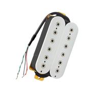 Pickup Per Chitarra Elettrica A 6 Corde Con Doppie Bobine E Accessorio Per Principianti Con Vite Esagonale Regolabile Pickup Elettrico A Doppia Bobina(White Bridge)