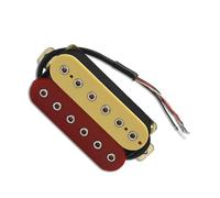 Pickup Per Chitarra Elettrica A 6 Corde Con Doppie Bobine E Accessorio Per Principianti Con Vite Esagonale Regolabile Pickup Elettrico A Doppia Bobina(Yellow Red B)