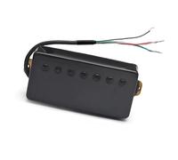 Pickup Per Chitarra Elettrica A 7 Corde Con Copertura In Ottone Humbucker Scanalato 8.5K/14K Per Chitarra Elettrica pickup per chitarra elettrica (Color : Bridge Black)