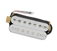 Pickup Per Chitarra Elettrica A 7 Corde Humbucker Dual Coil Pickup Per Chitarra Elettrica Coil Spliting Pickup N8.5K / B14K Uscita Bianca pickup per chitarra elettrica (Color : Bridge without frame)