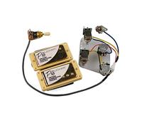 Pickup per chitarra elettrica Alnico 5 Pickup Humbucker Probicker Push/Pullo Cablaggio Pickups Set per Chitarra Elettrica(Golden YE Frame)