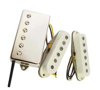 Pickup Per Chitarra Elettrica Alnico 5 Singolo/ibrido Con Base Grigia Disponibile In Più Colori Pick-up Elettrico Professionale(Nickel)