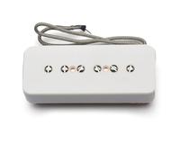 Pickup per chitarra elettrica Alnico5 Pickup a scatola portasapone con magnete a doppia bobina a doppio strato adatto per chitarra elettrica LP Pickup-Set Chitarra Elettrica(White)