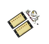 Pickup Per Chitarra Elettrica Bk Frame Humbuckers 50/52 Kit Circuiti Collo Oro Argento Pick-up Elettrico Professionale(2)