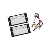 Pickup Per Chitarra Elettrica Bk Frame Humbuckers 50/52 Kit Circuiti Collo Oro Argento Pick-up Elettrico Professionale(6)