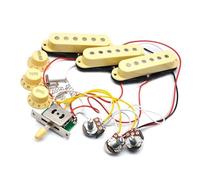 Pickup Per Chitarra Elettrica Cablaggio Precablato Per Chitarra 2T1V Cablaggio Per Chitarra Elettrica Pickup Precablati(Yellow)