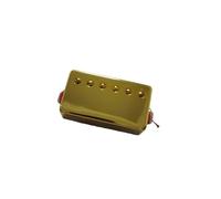Pickup Per Chitarra Elettrica Cassa Aperta In Ottone Placcato Oro E Argento Senza Cornice 50/52 Mm Pickup Elettrico A Doppia Bobina(Gold,50 N)
