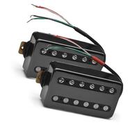 Pickup Per Chitarra Elettrica Con Copertura In Ottone Pickup Con Splitting A Bobina Humbucker Pickup A Doppia Bobina Uscita N7.5K / B15K pickup per chitarra elettrica (Color : Black one set)