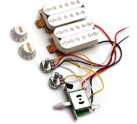 Pickup per chitarra elettrica con kit di cablaggio precablato Pickup convertitore a 5 vie per parti di chitarra elettrica Fender ST (Hh Wh)