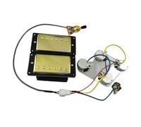 Pickup Per Chitarra Elettrica Humbucker Ainico V 4C Con Cablaggio(Gold 1)