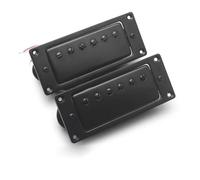Pickup Per Chitarra Elettrica Mini Pickup Humbucker Per Chitarra Elettrica A 6 Fori E 4 Anime Per Chitarra LP (il Manico E Il Ponte Sono Universali)(BlackX2)