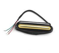 Pickup Per Chitarra Elettrica Multi Colour Alnico 5 Twin Blade Humbucker Mini Double Coil Pickup 9K Per ST Single Size Pickup Parti Per Chitarra Elettrica(Yellow 1)