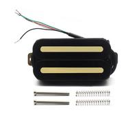 Pickup Per Chitarra Elettrica Pickup Con Divisione Della Bobina Nera | Pickup a doppia bobina per chitarra elettrica Humbucker in ceramica a doppia guida super potente(Black w GD Blade B)