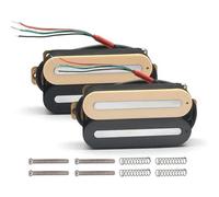 Pickup Per Chitarra Elettrica Pickup Con Divisione Della Bobina Nera | Pickup a doppia bobina per chitarra elettrica Humbucker in ceramica a doppia guida super potente(Zebra N and B)