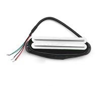 Pickup Per Chitarra Elettrica Pickup Humbucker A Doppia Bobina A Doppia Rotaia Twin Blade Per Chitarra Elettrica FD ST Sostituzione Resistenza 9K(White)