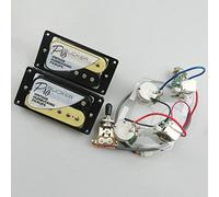 Pickup Per Chitarra Elettrica Pickup Humbucker Alnico 5 Con Kit Di Cablaggio Push/Pull Accessori di Ricambio per Chitarra (Color : 11)