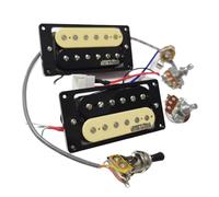 Pickup Per Chitarra Elettrica Pickup Per Chitarra Elettrica Alnico 5 Humbucker Pickup Con Cablaggio 1V1T 4C Guitar Parts(ZB 1V1T)