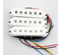 Pickup Per Chitarra Elettrica Pickup Per Chitarra Pickup Per Chitarra Single Coil Per Chitarra Elettrica 1 Set 3 Pezzi(White)