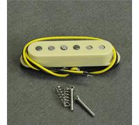 Pickup per chitarra elettrica Pickup single coil per chitarra Espansioni polari sfalsate da 52 mm Pickup-Set Chitarra Elettrica(Bridge Cream)