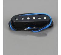 Pickup per chitarra elettrica Pickup single coil per chitarra Espansioni polari sfalsate da 52 mm Pickup-Set Chitarra Elettrica(Middle Black)