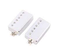 Pickup per chitarra elettrica Set di 2 pickup del ponte del collo del collo di pickup humbucker elettrico per Lp. Accessori per chitarra Chrome. Pickup chitarra elettrica