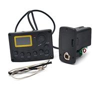 Pickup per Chitarra Equalizzatore EQ A 4 Bande Preamplificatore EQ Per Basso Acustico Per Chitarra Acustica Con Pickup Per Chitarra Con Sintonizzatore Digitale