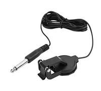 Pickup per chitarra HaloVerde dotato di attacco a clip, questo microfono piezo per chitarra violino si collega tramite un pickup jack audio da 6,35 mm per il suono dal vivo