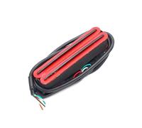 pickup per chitarra Humbucker A Doppia Rotaia Pickup Humbucker A Doppia Bobina Risposta Sensibile E Pickup Singolo Dal Tono Chiaro Per Chitarra Elettrica (Color : R with Black)