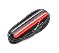 pickup per chitarra Humbucker A Doppia Rotaia Pickup Humbucker A Doppia Bobina Risposta Sensibile E Pickup Singolo Dal Tono Chiaro Per Chitarra Elettrica (Color : Balck R w Silver)