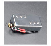 Pickup Per Chitarra Humbucker Con Coperchio In Ottone 4 Pickup Per Splitting Della Bobina Del Cavo Della Bobina Per For LP Parti Di Chitarra Pickups Set per Chitarra Elettrica (Color : Bridge)