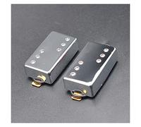 Pickup Per Chitarra Humbucker Con Coperchio In Ottone 4 Pickup Per Splitting Della Bobina Del Cavo Della Bobina Per For LP Parti Di Chitarra Pickups Set per Chitarra Elettrica (Color : 1 set)