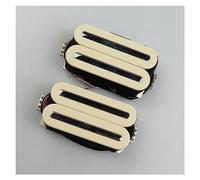 Pickup Per Chitarra Humbucker In Stile Metallo Pickup Per Chitarra Elettrica Con Magneti In Ceramica E Lame In Ferro Pieno Pickups Set per Chitarra Elettrica (Color : 01_Set)