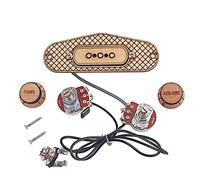Pickup Per Chitarra In Acero A 3 Corde Pre- cablato Con Volume E Tono pickup