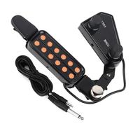 Pickup per chitarra, kit trasduttore pickup magnetico a 12 fori sonori con pickup sintonizzatore tono volume per chitarra, cavo da 9,2 piedi