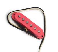 pickup per chitarra Pickup A Ponte Per Chitarra Pickup A Ponte Con Magnete Base Nero Stagger Pole Per Chitarra Elettrica (Color : Pink cover)