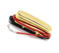 Pickup per chitarra Pickup al manico Single Coil con pickup Cover Parte Pickup-Set Chitarra Elettrica(Gold)