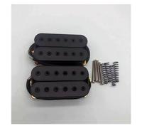 pickup per chitarra Pickup Humbucker Passivi Al Manico/ponte Per Chitarra Elettrica, 4 Fili Conduttori, Bobina Divisa, Bianco/nero (Color : Black 1 pair)